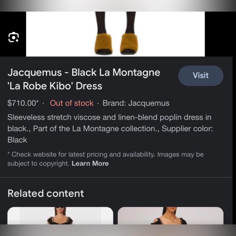 Jacquemus La Robe Kibo Black Linen Cutout Corset Bustier Sleeveless Mini Dress - Picture 8 of 11